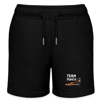 Team Punch Viral Monkey Shirt - Kinder Organic Joggingshorts Mini Bolter von Stanley/Stella - Schwarz - Vorne