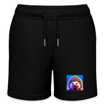 hérisson - Short de jogging enfant bio Stanley/Stella - noir - Devant