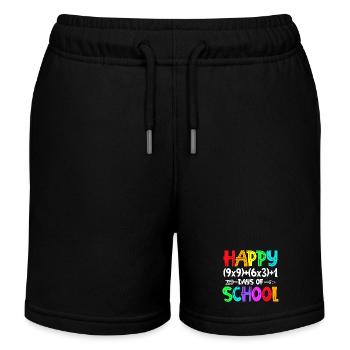 Rainbow Bonne rentrée scolaire - Short de jogging enfant bio Stanley/Stella - noir - Devant