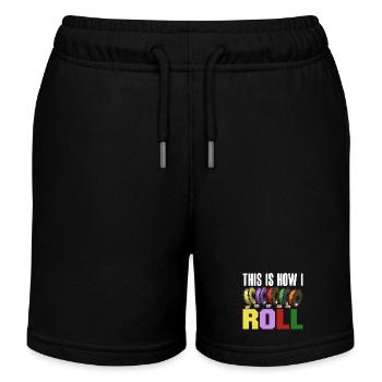 C’est ainsi que je roule un rouleau de filament pour l’impression 3D - Short de jogging enfant bio Stanley/Stella - noir - Devant