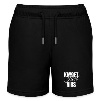 Kmoet just nothing, Dialecte anversois Chemises - Short de jogging enfant bio Stanley/Stella - noir - Devant