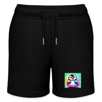 pingouin - Short de jogging enfant bio Stanley/Stella - noir - Devant