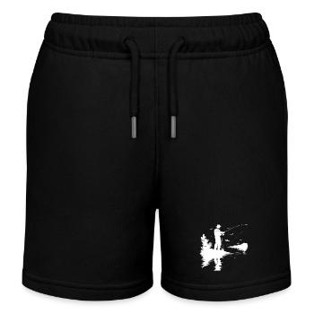 Fischer Graphics - Kids Organic Sweat Shorts by Stanley/Stella - black - Front
