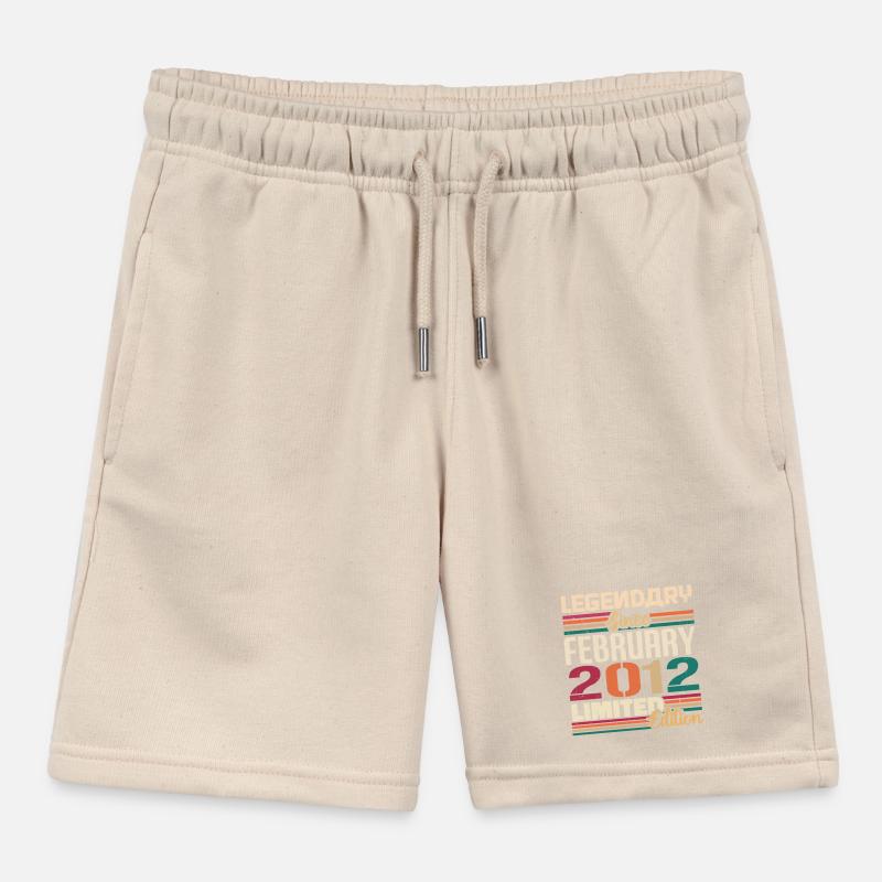 Februar 2012 Geburtstagsgeschenk Februar 2002 Kinder Organic Joggingshorts Mini Bolter von Stanley/Stella