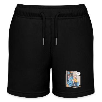 Juste une goutte d’eau... - Short de jogging enfant bio Stanley/Stella - noir - Devant