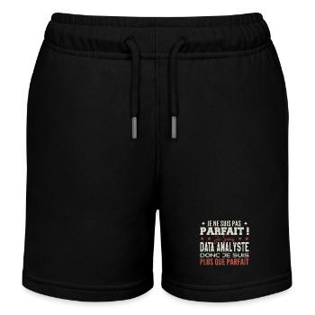 Data Analyst, der Traumberuf im Rampenlicht - Kinder Organic Joggingshorts Mini Bolter von Stanley/Stella - Schwarz - Vorne