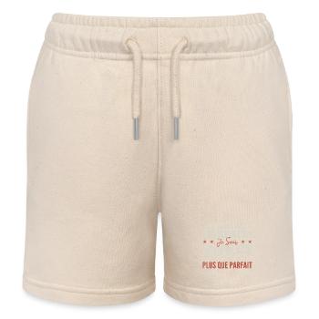 Data Analyst, the Dream Job in the Spotlight - Kids Organic Sweat Shorts by Stanley/Stella - soft Ecru - Front