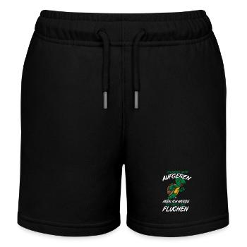 Ich Werde Nicht Aufgeben Lustiges Motiv Für Läufer - Kinder Organic Joggingshorts Mini Bolter von Stanley/Stella - Schwarz - Vorne