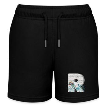 fahrrad e 100 r - Kinder Organic Joggingshorts Mini Bolter von Stanley/Stella - Schwarz - Vorne