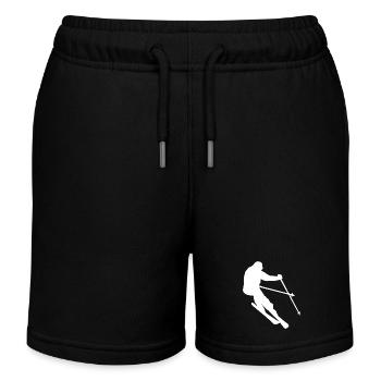 Ski - Kinder Organic Joggingshorts Mini Bolter von Stanley/Stella - Schwarz - Vorne