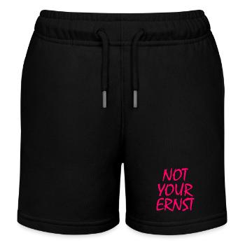 Not your ernst - Kinder Organic Joggingshorts Mini Bolter von Stanley/Stella - Schwarz - Vorne