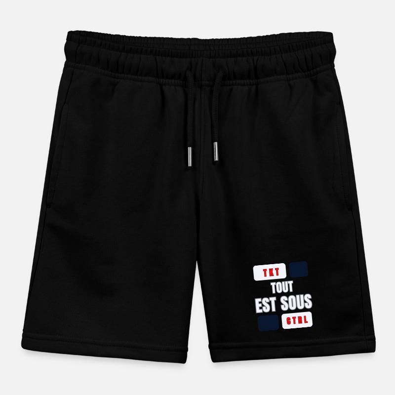 TOUT EST SOUS CONTROL Short de jogging enfant bio Stanley/Stella