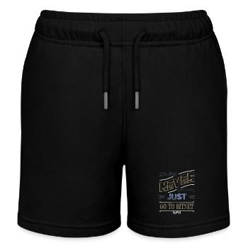 fingers hacking computer coding birthday cool - Kinder Organic Joggingshorts Mini Bolter von Stanley/Stella - Schwarz - Vorne