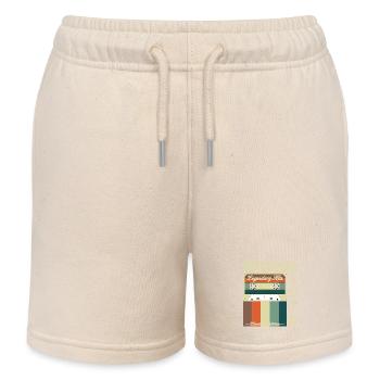 Legendary 1978 Anniversary - Kids Organic Sweat Shorts by Stanley/Stella - soft Ecru - Front