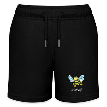 be (e) yourself - Kids Organic Sweat Shorts by Stanley/Stella - black - Front