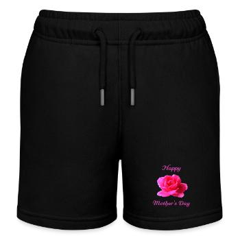 Fête des mères Fête des mères - Short de jogging enfant bio Stanley/Stella - noir - Devant
