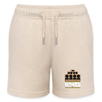 Roots Reggae - Kids Organic Sweat Shorts by Stanley/Stella - soft Ecru - Front