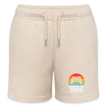2005 Geburtstagsgeschenk für alle Gamer 2005 - Kinder Organic Joggingshorts Mini Bolter von Stanley/Stella - Natur - Vorne