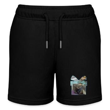 Du bist Wichtig - Kinder Organic Joggingshorts Mini Bolter von Stanley/Stella - Schwarz - Vorne