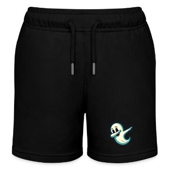 Lustiger Halloween Party Gruseliger Spuk - Kinder Organic Joggingshorts Mini Bolter von Stanley/Stella - Schwarz - Vorne