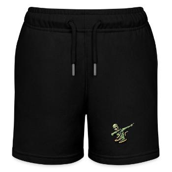 Dabbender Zombie Lustiges Dabbing Design - Kinder Organic Joggingshorts Mini Bolter von Stanley/Stella - Schwarz - Vorne