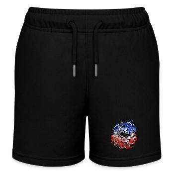 Pescis - Kids Organic Sweat Shorts by Stanley/Stella - black - Front