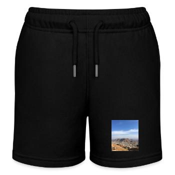 Heimat - Kinder Organic Joggingshorts Mini Bolter von Stanley/Stella - Schwarz - Vorne