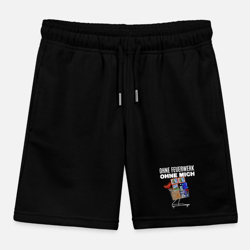 Without fireworks, without me Kids Organic Sweat Shorts by Stanley/Stella