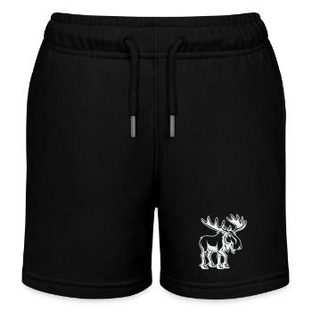élan - Short de jogging enfant bio Stanley/Stella - noir - Devant