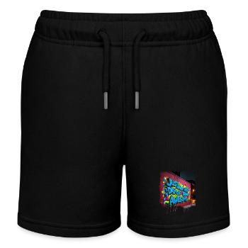 Nur ein weiterer Tag, an dem ich großartig bin - Kinder Organic Joggingshorts Mini Bolter von Stanley/Stella - Schwarz - Vorne