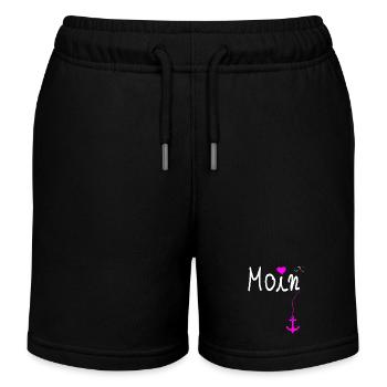 Moin T-Shirt Ancre Mer du Nord Mer du Nord Mer Baltique - Short de jogging enfant bio Stanley/Stella - noir - Devant