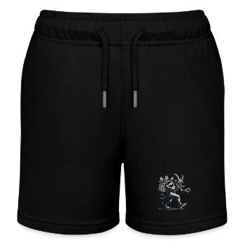 Unartige Kinder Krampus Weihnachtliche Folklore - Kinder Organic Joggingshorts Mini Bolter von Stanley/Stella - Schwarz - Vorne