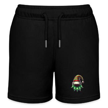 Weihnachtlicher Wichtelhut Mit Glocke Kostüm - Kinder Organic Joggingshorts Mini Bolter von Stanley/Stella - Schwarz - Vorne