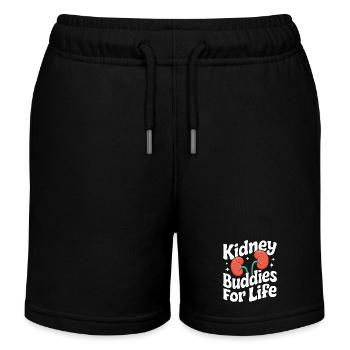 Donneur de rein Donneur d’organe de rein - Short de jogging enfant bio Stanley/Stella - noir - Devant