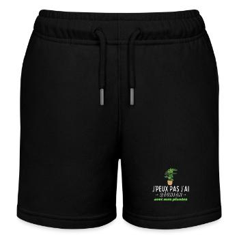 Ich kann nicht, ich habe ein Treffen mit meinen Pflanzen - Kinder Organic Joggingshorts Mini Bolter von Stanley/Stella - Schwarz - Vorne