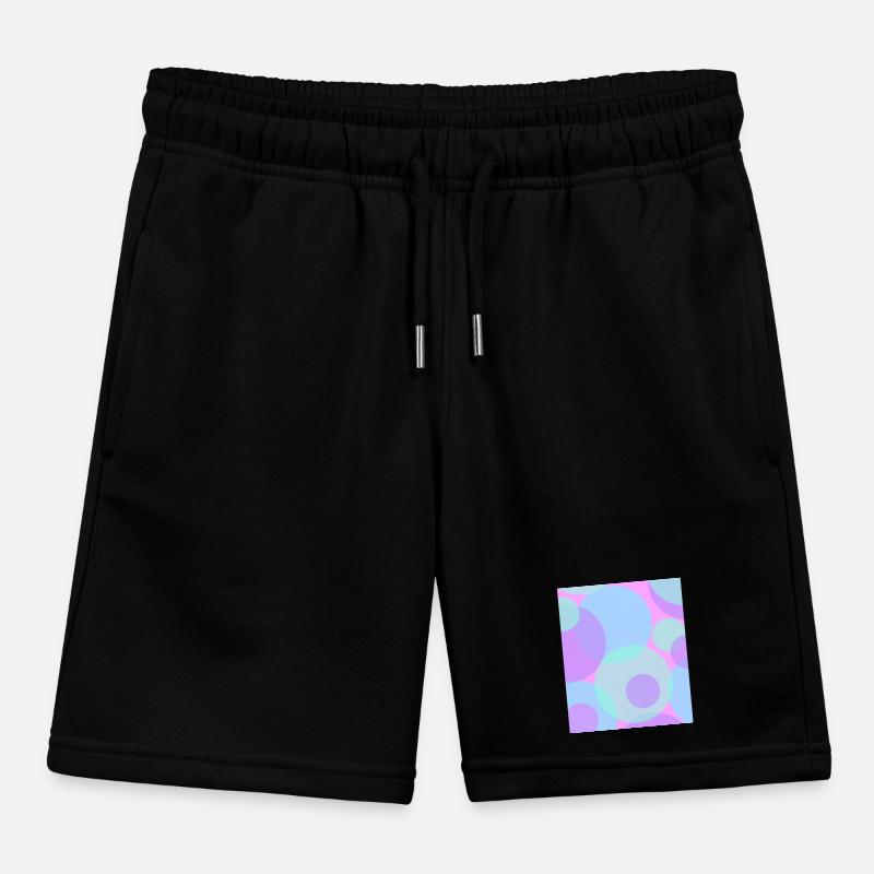 Points in pastel Kids Organic Sweat Shorts by Stanley/Stella