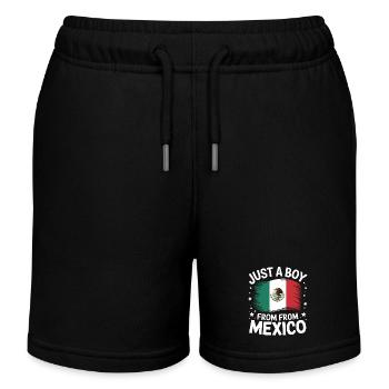 Mexique Mexique Mexicain Espagnol - Short de jogging enfant bio Stanley/Stella - noir - Devant