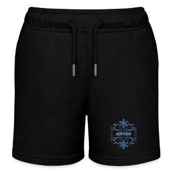Anton - Kinder Organic Joggingshorts Mini Bolter von Stanley/Stella - Schwarz - Vorne