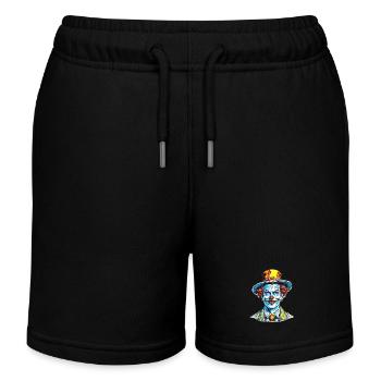 Joker Art - Kids Organic Sweat Shorts by Stanley/Stella - black - Front