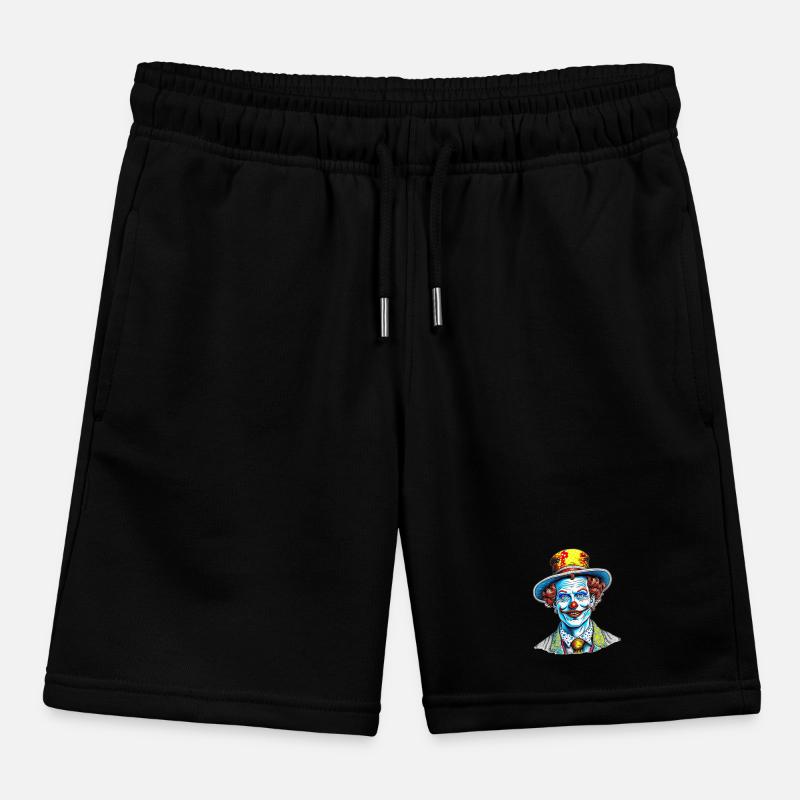 Joker Art Kids Organic Sweat Shorts by Stanley/Stella