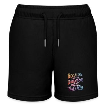 Filmemacher Filmregisseur Kameramann Film - Kinder Organic Joggingshorts Mini Bolter von Stanley/Stella - Schwarz - Vorne