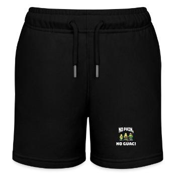 No Pain No Guac - Kinder Organic Joggingshorts Mini Bolter von Stanley/Stella - Schwarz - Vorne