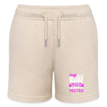 Rescue Dog - Kids Organic Sweat Shorts by Stanley/Stella - soft Ecru - Front