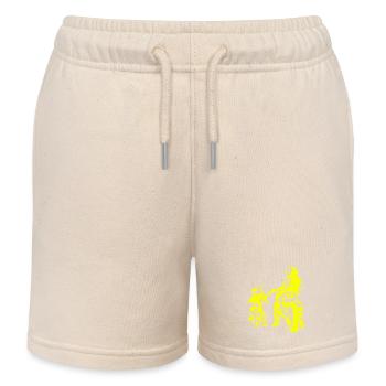 Schädel der Gesetzlosen Autobahn-Gangs Tod von Bikern - Kinder Organic Joggingshorts Mini Bolter von Stanley/Stella - Natur - Vorne