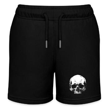 Crâne - Short de jogging enfant bio Stanley/Stella - noir - Devant
