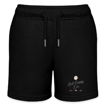 Omi - Kinder Organic Joggingshorts Mini Bolter von Stanley/Stella - Schwarz - Vorne