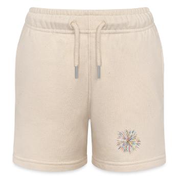 Abstract Explosion - Kinder Organic Joggingshorts Mini Bolter von Stanley/Stella - Natur - Vorne