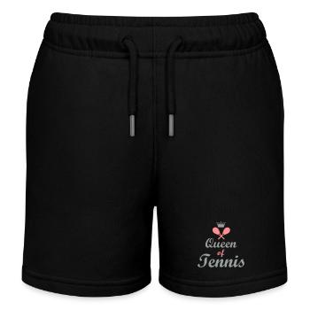tennis - Kinder Organic Joggingshorts Mini Bolter von Stanley/Stella - Schwarz - Vorne