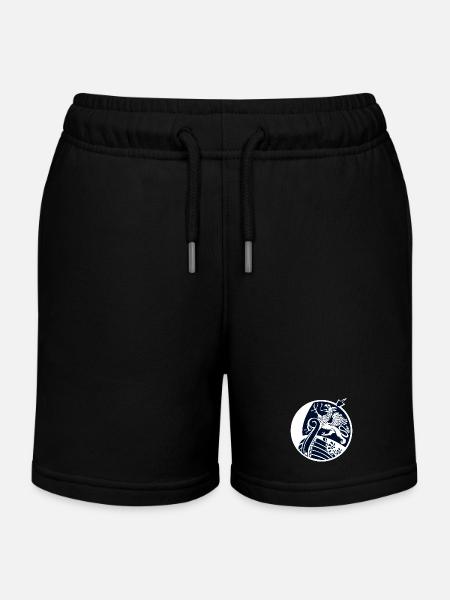 Rostock - Kogge - Wikingerschiff - Kinder Organic Joggingshorts Mini Bolter von Stanley/Stella - Schwarz