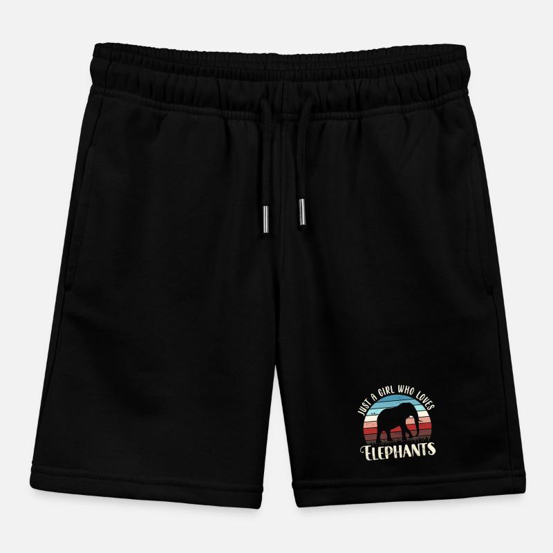 Elephant Elephant Kids Organic Sweat Shorts by Stanley/Stella